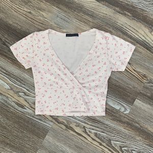 Super cute Brandy Melville wrap top